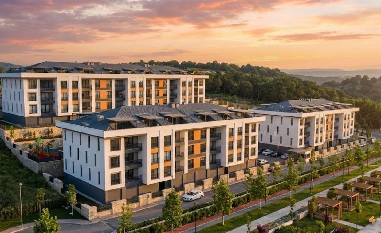 Yeşil Vadi Evleri Turgutlu Manisa – Grand Step İnşaat Konut Projesi Bahçe Alanı